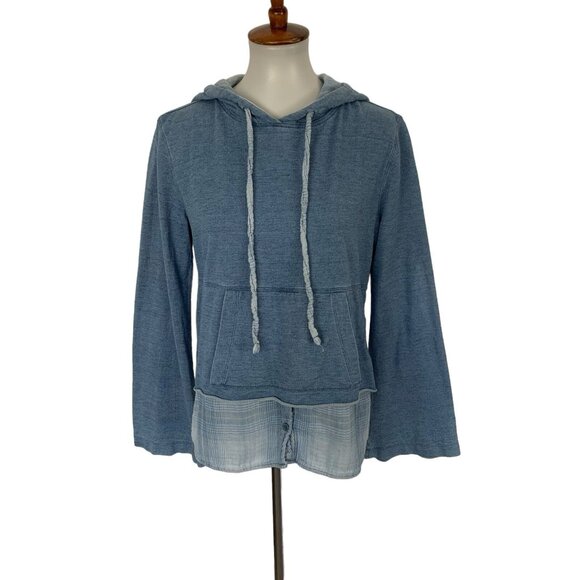 Cloth And Stone Hoodie Blue Small Womens Casual Cozy Layering - Picture 1 of 6